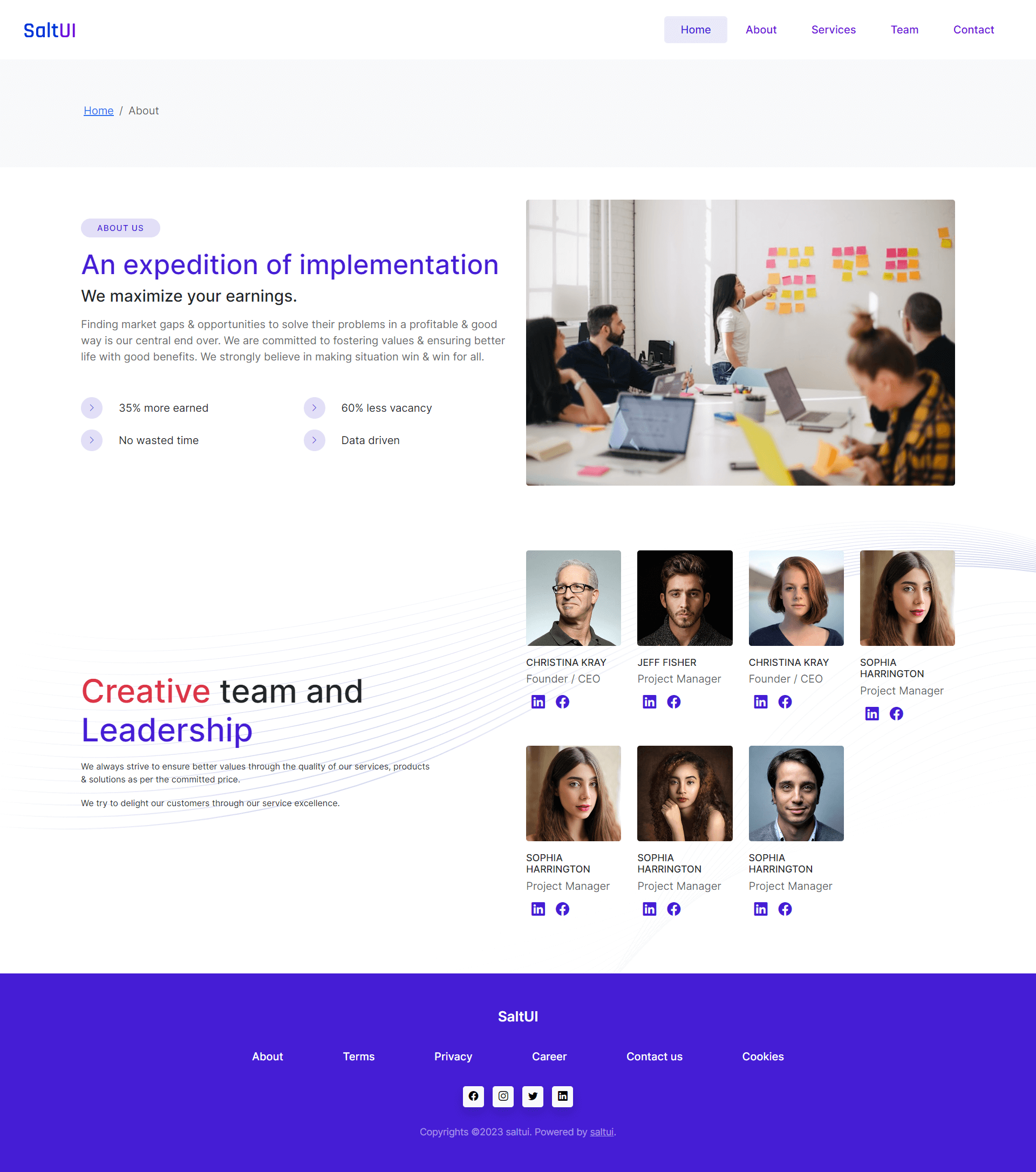 About us page - 4